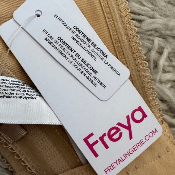NWT FREYA DECO CONVERTIBLE STRAPLESS UNDERWIRE BRA SZ 32J (UK) 32N (US) - Picture 10 of 10